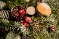 Rustic Christmas Decoration Royalty Free Stock Photo