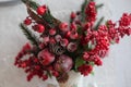 Rustic Christmas Decoration Royalty Free Stock Photo