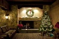 Rustic Christmas Living Room