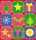 Rustic Christmas Quilt Background 2