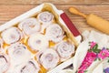 Rustic cinnamon buns