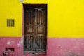 Rustic colorful door