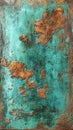 Rustic Copper and Turquoise Patina Texture Background Royalty Free Stock Photo