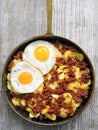 Rustic corned beef hash Royalty Free Stock Photo