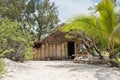 Rustic Cottage on Mystery Island Royalty Free Stock Photo