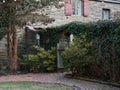 Rustic Courtyard and Garden Path Royalty Free Stock Photo