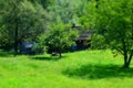 Rustic courtyard Royalty Free Stock Photo