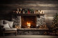 Rustic and cozy holiday decorations