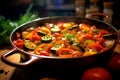 Rustic Delight: Pisto de Verduras, Spanish Ratatouille of SautÃÂ©ed Vegetables and Tomato Sauce