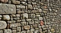 Rustic Dry Stone Wall Texture Background Royalty Free Stock Photo