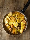 Rustic english lancashire hotpot