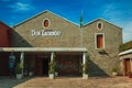 Rustic facade of Don Laurindo Winery building