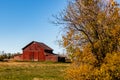 Rustic farm buildings. Starland County, Alberta, Canada Royalty Free Stock Photo