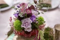 Rustic Floral Centerpiece Royalty Free Stock Photo