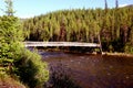 Rustic Foot Bridge - Idaho wilderness