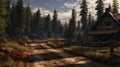 Rustic Forest Homes: A Journey Through Eerily Realistic Cowboy Imagery