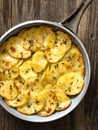 Rustic french golden anna potato