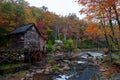 Rustic Glade Grist Mill - Glade Creek - Babcock State Park - West Virginia Royalty Free Stock Photo