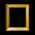 Rustic gold frame Royalty Free Stock Photo