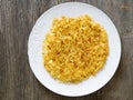 Rustic golden crispy swiss rosti Royalty Free Stock Photo