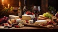 Rustic gourmet feast showcased in appetizing food photography, a testament to gastronomic delights