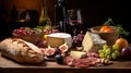 Rustic gourmet feast showcased in appetizing food photography, a testament to gastronomic delights