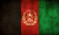 Rustic, Grunge Afghanistan Flag Royalty Free Stock Photo