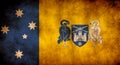 Rustic, Grunge Australian Capital Territory Flag