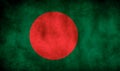 Rustic, Grunge Bangladesh Flag