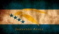 Rustic, Grunge Johnston Atoll Flag