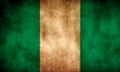 Rustic, Grunge Nigeria Flag