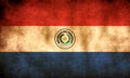 Rustic, Grunge Paraguay Flag
