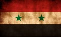 Rustic, Grunge Syria Flag