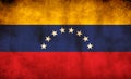 Rustic, Grunge Venezuela Flag