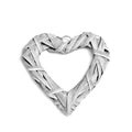 Rustic heart-shaped ornament Royalty Free Stock Photo