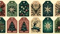 Rustic Holiday Charm Tags Collection