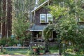 Rustic inviting home in the forest