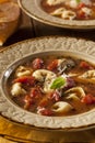 Rustic Homemade Tortellini Soup