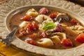 Rustic Homemade Tortellini Soup