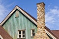 Rustic house and chimney