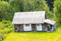 Rustic house on the meadow Royalty Free Stock Photo