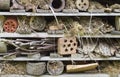 Rustic insect house Royalty Free Stock Photo