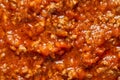 Rustic italian bolognese meat sauce Royalty Free Stock Photo