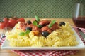 Rustic italian meal Royalty Free Stock Photo