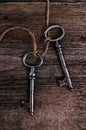 Rustic keys Royalty Free Stock Photo