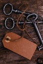 Rustic keys Royalty Free Stock Photo
