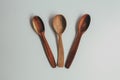 Rustic Kitchen Decoration with wooden cutlery. Country kitchen decoration.