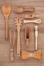 Rustic Kitchen Utensils Royalty Free Stock Photo