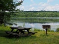 Lakeside Picnic Area With Barbeque