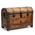 Rustic Large Storage Chest with a Classic Design and Sturdy Build Royalty Free Stock Photo